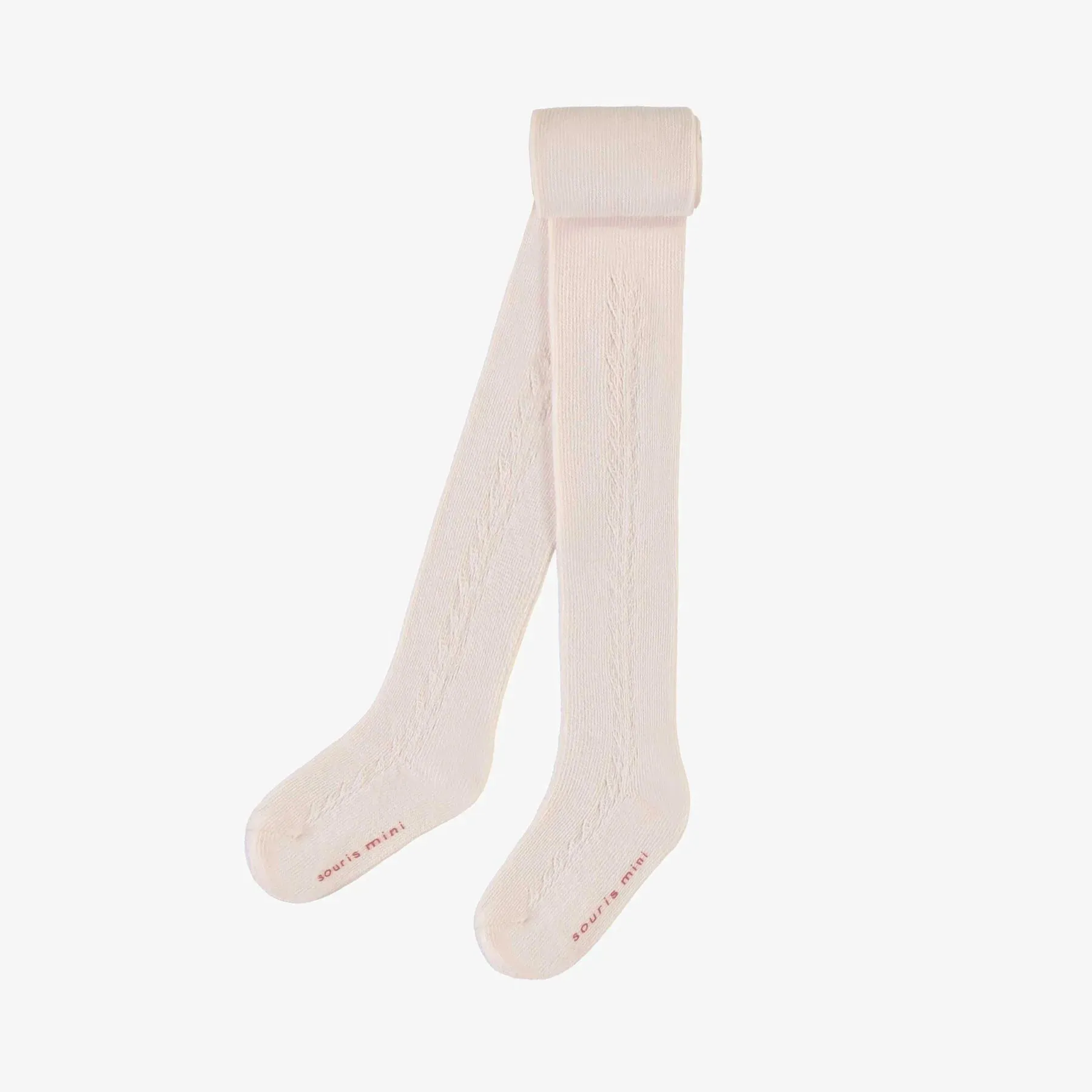 The Pointelle Tights - Cream - KIDS