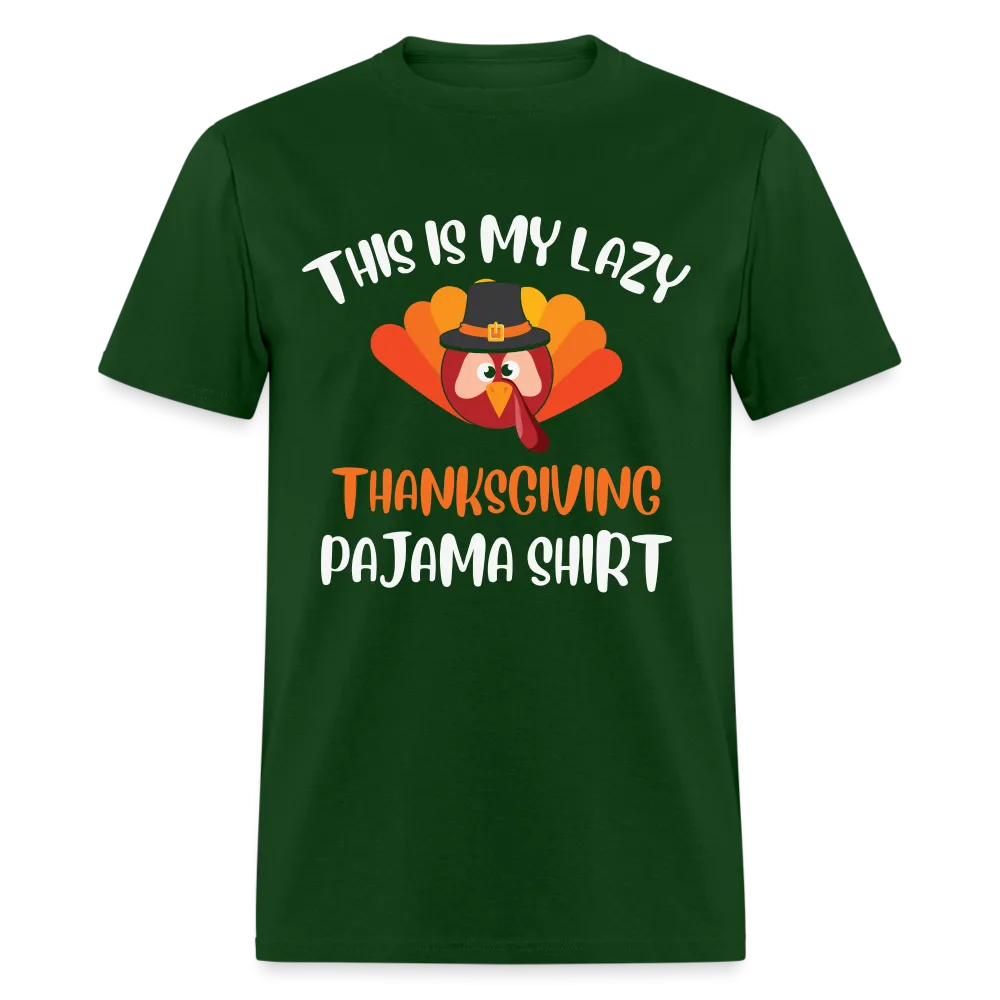 This is my Lazy Thanksgiving Pajama Shirt