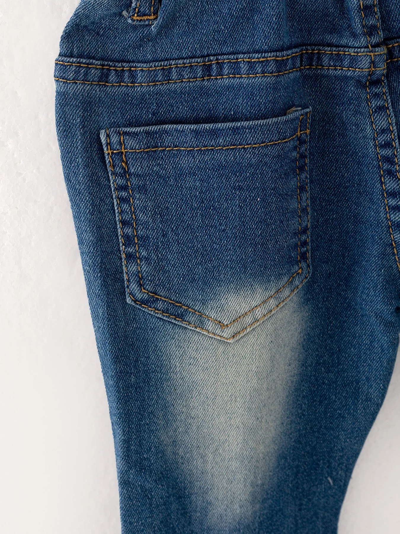 Tight Layer Bell-bottoms Denim Jeans Pants Elastic