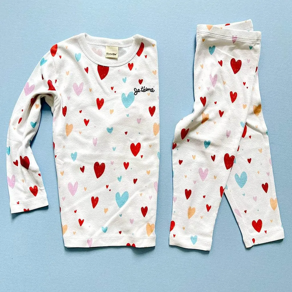 Toddler Heart Pajamas Set