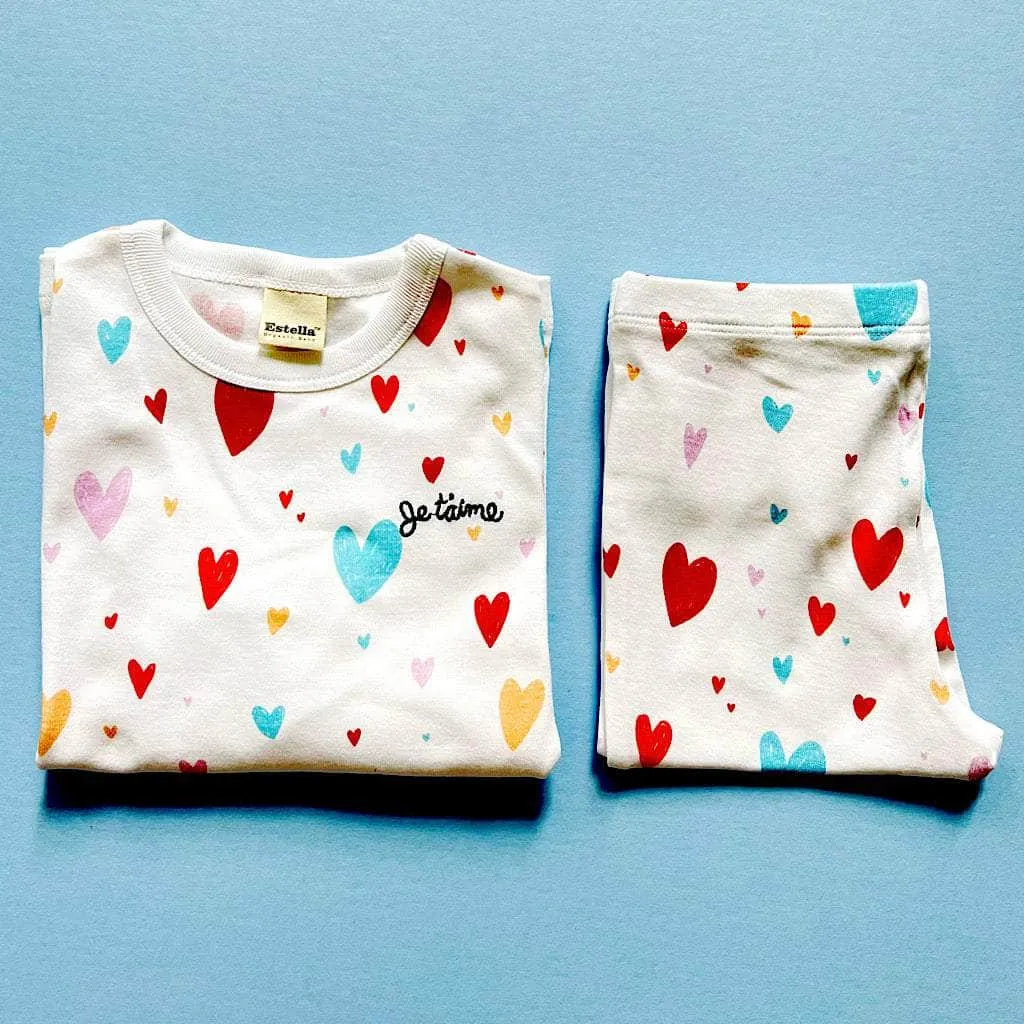 Toddler Heart Pajamas Set