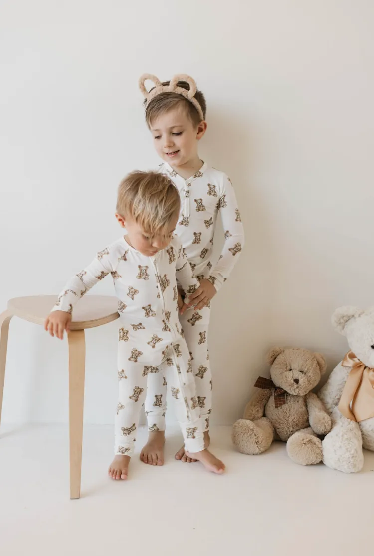 Two Piece Bamboo Pajamas | Kendy x FF Bears