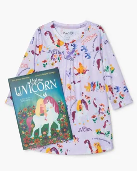 Unicorn Nightdress Book/Hatley