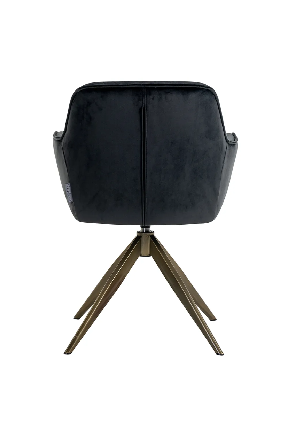 Velvet Quadruped Swivel Chair | OROA Aline