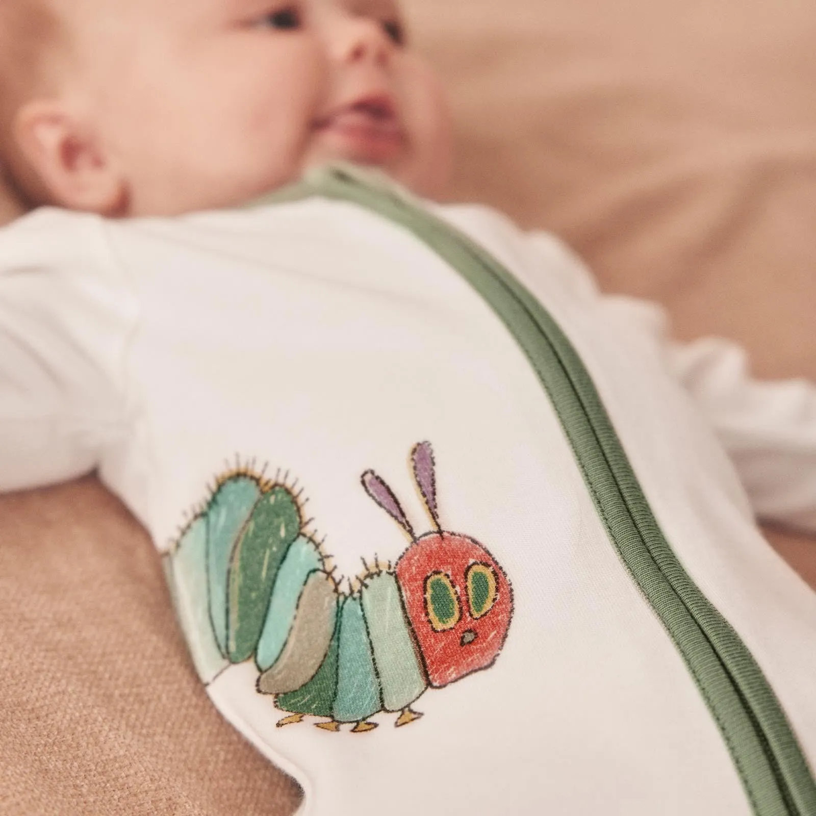 Very Hungry Caterpillar Clever Zip Baby Pajamas