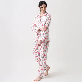 Women Organic Blossoms Pajama Set