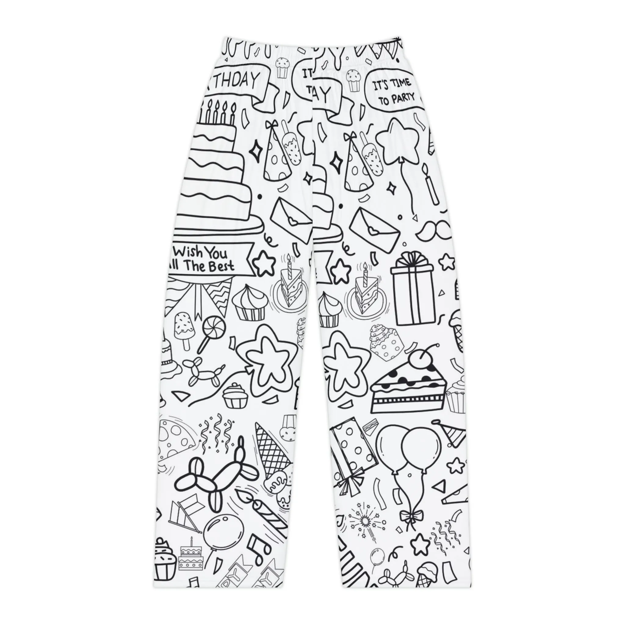 Women's Birthday Coloring Pajama Pants