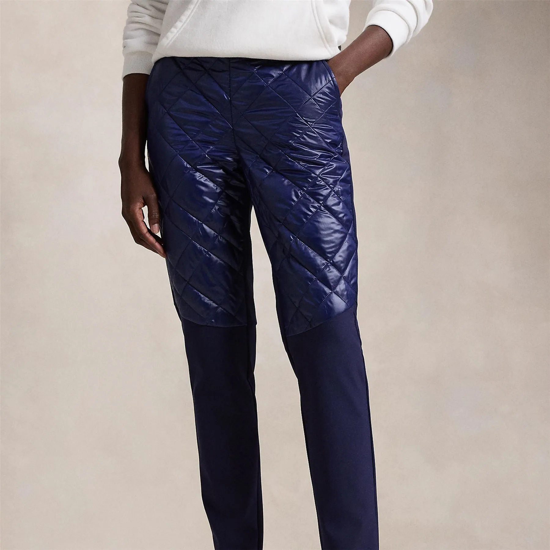 Womens RLX Digital Print Atheltic Pants Refined Navy - AW24